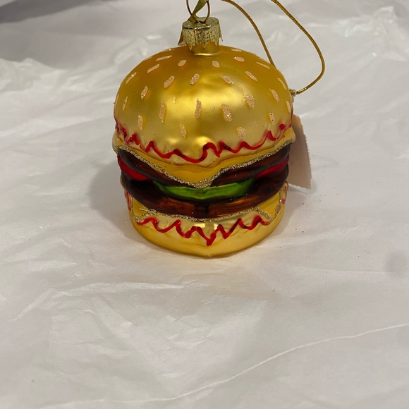 CODY &FOSTER NWT Double Cheeseburger Ornament - Picture 3 of 5